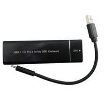 Case M.2 NVMe 2 em 1 USB + Type-C Gaveta Externa para SSD Case M.2 NVMe 2 em 1 USB + Type-C Gaveta Externa para SSD
