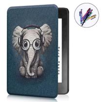 Case Magnética Estampada Para Kindle Básico C2V2L3 + Caneta