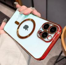 Case Magsafe Colors Blindex Luxo Proteção P/ Compatível iPhone 13 Pro