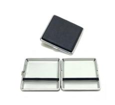 Case Metal com Couro Preto Case Metal com Couro Preto