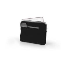 Case neoprene para notebook ate 15.6 pol. - preto e cinza bo400