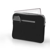 Case Neoprene Para Notebook Até 15,6 Polegadas - Preto e Cinza