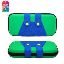 Case Nintendo Switch 2 Luigi Verde Estojo Bolsa NS2 Case Nintendo Switch 2 Luigi Verde Estojo Bolsa NS2