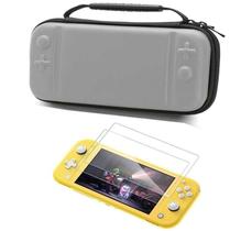 Case Nintendo Switch Lite Com Alça Mão+ 2 Películas De Vidro