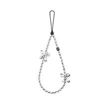 Case para Celular com Charme Tify - Laço Metálico em Formato de Coração de Silicone Case para Celular com Charme Tify - Laço Metálico em Formato de Coração de Silicone