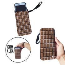 Case para Celular Tablete de Chocolate - Polo Cat Acessorios