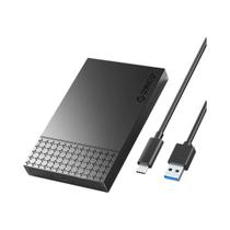 Case Para Disco Rígido Externo Tipo-C De 2,5 Polegadas, Enclosure SATA Para USB3.1, Velocidade De