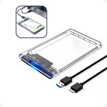 Case Para Hd 2.5 Transparente Usb 3.0 Sata 6gbps O melhor - WCAN