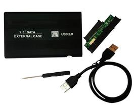 Case Para Hd Externo 2.5 Sata Notebook Usb 2.0 Preto - Oem