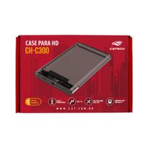 Case Para HD Externo 2,5" USB-C 3.0 CH-C300BK C3Tech