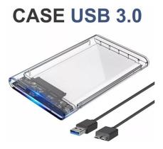 Case Para Hd Externo Transparente Notebook Sata 2.5 Usb 3.0 Case Para Hd Externo Transparente Notebook Sata 2.5 Usb 3.0
