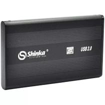 Case Para HD ou SSD Sata 2.5'' USB 2.0 Com Cabo Shinka