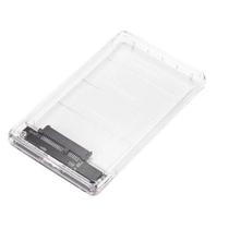 Case para hd sata 2.5 externo usb 3.0 transparente f3 cs-u3t