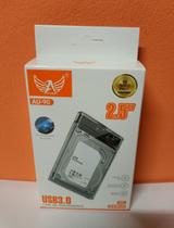 Case para hd sata transparente 2,5 alto mex au90