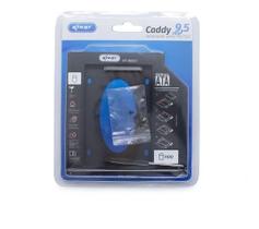 Case para hd/ssd caddy adaptador sata 9,5 mm knup