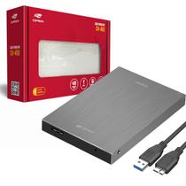 Case Para HD SSD Sata 3 Externo 2,5" 6Gbs USB 3.0 Prata Case Para HD SSD Sata 3 Externo 2,5" 6Gbs USB 3.0 Prata
