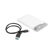 Case Para HDD Transparente De 2.5 Polegadas SATA Para USB 3.0 Tipo-C 3.1, Case Portátil Para Disco