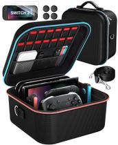 Case para Nintendo Switch 2 ivoler com Estojo para 14 Jogos