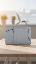 Case para Notebook Slim Cinza Impermeável 13 a 15.6 pol