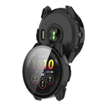 Case para Smartwatch Garmin Forerunner 165 - proteção extra Case Garmin 165:Preto