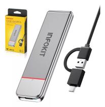 Case Para Ssd M.2 2280 Pcie Nvme M-key Usb Tipo-c E Usb 3.1 - Exbom