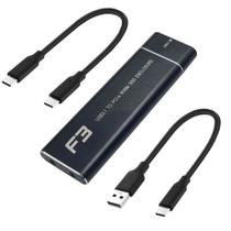 Case para ssd m.2 externo tipo c/usb 3.0 para nvme f3 cs-adp-ngff/nvme Case para ssd m.2 externo tipo c/usb 3.0 para nvme f3 cs-adp-ngff/nvme
