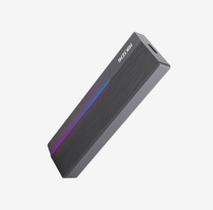 Case para ssd m.2 externo usb, rgb, hs-hub-mdr1, hiksemimdr1rgb