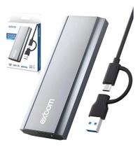 Case Para Ssd Nvme M.2 2280 Pcie M-Key Usb Tipo-C E Usb 3.1