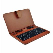 Case para tablet 7" +teclado marrom / un / dexcom