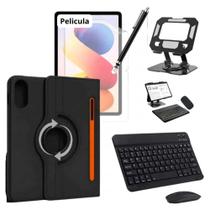 Case + Pelicula + Teclado e Mouse Bluetooth + Suporte P/ Tab Poco Pad M1 - 12.1