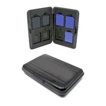 Case Porta Cartão Sd / Micro Sd De Alumínio - Preto