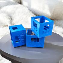 Case Porta Pilhas AA Engradado Capacidade de até 12 Pilhas - Cor Azul 3D Case Porta Pilhas AA Engradado Capacidade de até 12 Pilhas - Cor Azul 3D