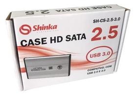 Case Portatil Para HD Sata 2.5 USB 3.0 Shinka - SH-CS-2.5-3.0 Case Portatil Para HD Sata 2.5 USB 3.0 Shinka - SH-CS-2.5-3.0