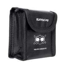 Case Proteção Antichamas para 2 Baterias DJI FPV Goggles V2