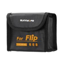 Case Proteção Antichamas Para 3 Baterias Drone Dji Flip