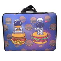Case Protetora p/Notebook 14" Estampa de Hambúrguer Espacial