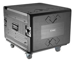 Case Rack Periférico Cpe 8U Polietileno Com Rodinhas E Alça