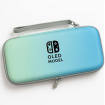 Case Rígida Bag com Zíper e Alça Removível Cor Gradiente Compatível com Switch Oled Case Rígida Bag com Zíper e Alça Removível Cor Gradiente Compatível com Switch Oled