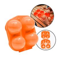 Case Rígida Porta Ovos Camping Exercício Funcional Laranja 4 Ovos Modelo HW-101071 Case Rígida Porta Ovos Camping Exercício Funcional Laranja 4 Ovos Modelo HW-101071