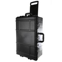 Case Rígido 73x45x27cm com Espuma Modeladora e Rodas para Transporte de Equipamentos