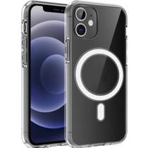 Case Silicone Compatível iPhone 12 Magsafe Cristal - Space Tech