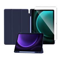 Case Silicone encaixe perfeito para Galaxy Tab S9 11 + vidro