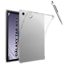 Case Silicone Tpu Transparente Para Samsung Tab A 9 + Caneta