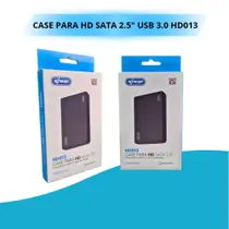 Case Slim Para HD SSD ou Sata 2,5 USB 3.0 Knup Case Slim Para HD SSD ou Sata 2,5 USB 3.0 Knup