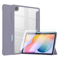 Case Slot P Caneta Acrílico Para Tab S6 Lite P615 + Película