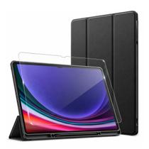 Case Smart + Película para Tablet Galaxy Tab S9 11" material sintético, Função Smart Cover e Suporte Case Smart + Película para Tablet Galaxy Tab S9 11" material sintético, Função Smart Cover e Suporte