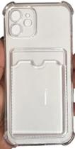 Case smartphone porta cartao transparente sam a22 4g