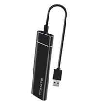 Case SSD Adaptador M.2 Sata NVMe NV1 NV2 NV3 USB 3.1 Type-C 10Gb Tomate