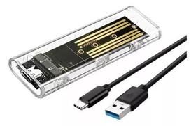 Case Ssd Nvme/ngff Tipo C Usb 3.1Transparente Rápida Fy-879