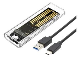 Case Ssd Sata M2 Pci-e Usb 3.0 Adaptador Usb Gaveta Slim nvt